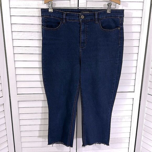 Talbots Flawless Crop Jegging Size 12 High Waist - Picture 3 of 13
